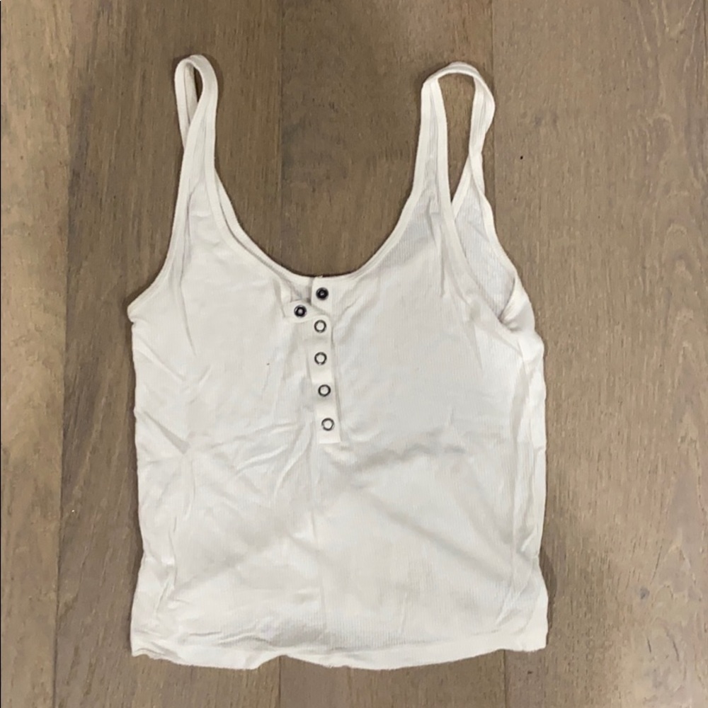 American Eagle Soft and Sexy button up tank top